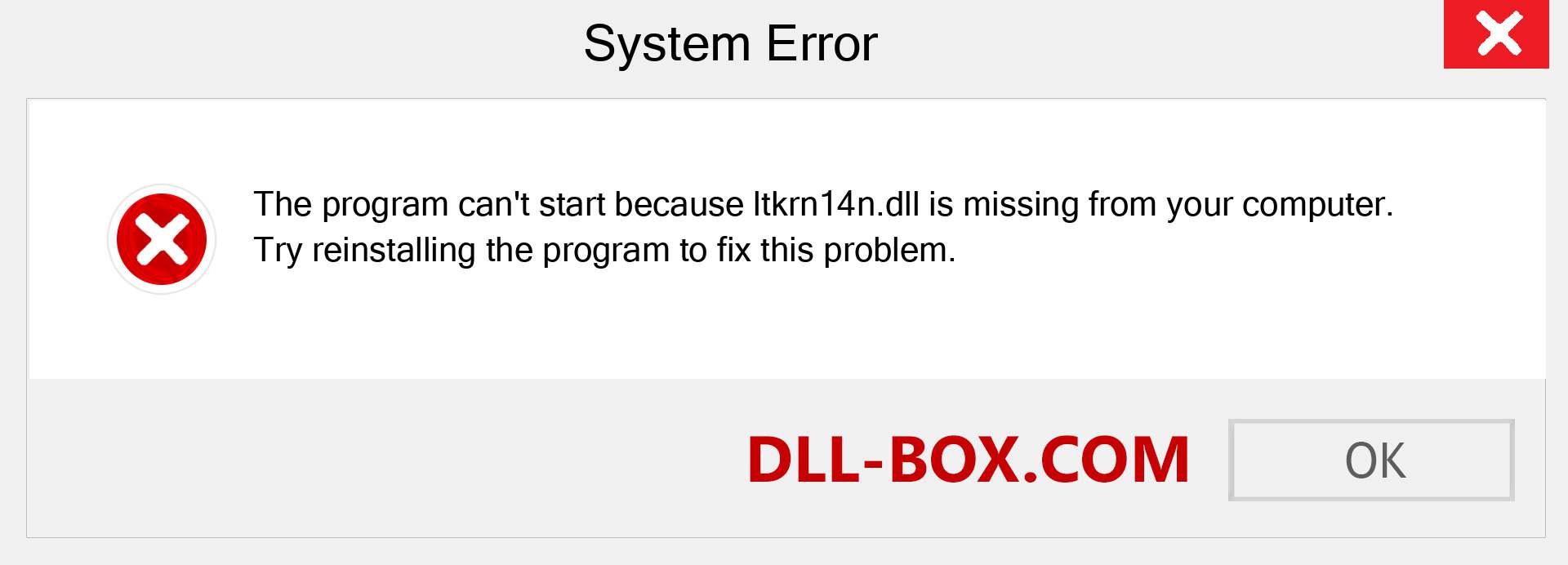  ltkrn14n.dll file is missing?. Download for Windows 7, 8, 10 - Fix  ltkrn14n dll Missing Error on Windows, photos, images